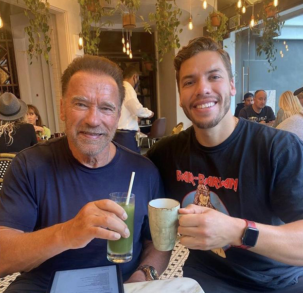 Шварценеггер со своим внебрачным сыном. Фото Соцсети Шварценеггер со своим внебрачным сыном. Фото Соцсети