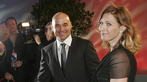 Штеффи Граф и Андре Агасси. Фото Global Look Press Штеффи Граф и Андре Агасси. Фото Global Look Press