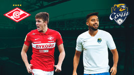 «Спартак» разгромил «Сочи» и вышел на первое место. Прямая трансляция