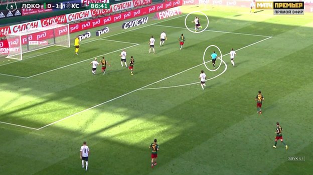 Скриншот трансляции матча «Локомотив» — «Крылья Советов». Скриншот трансляции матча «Локомотив» — «Крылья Советов».