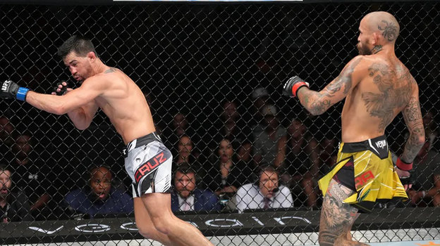 Вера финиширует Доминика Круза хайкиком.