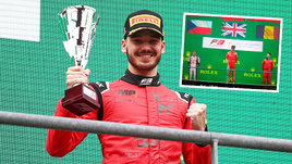 В «Формуле-3» Россию перепутали с Андоррой. Конфуз с нашим гонщиком на подиуме