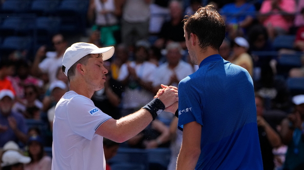 Стефан Козлов и Даниил Медведев. Фото USA Today Sports Стефан Козлов и Даниил Медведев. Фото USA Today Sports