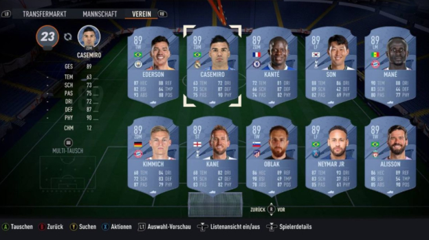 Лучшие игроки с 11-го по 20-е место в FIFA 23. Фото EA Sports Лучшие игроки с 11-го по 20-е место в FIFA 23. Фото EA Sports