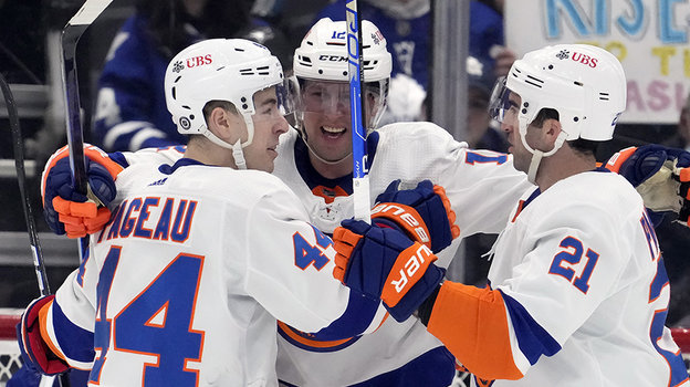 Хоккеисты «Айлендерс». Фото Global Look Press Хоккеисты «Айлендерс». Фото Global Look Press