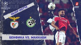 «Бенфика» — «Маккаби». Видеообзор матча
