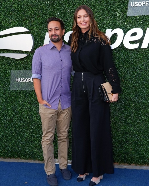 Мария Шарапова и актер Лин-Мануэль Миранда. Фото WTA Мария Шарапова и актер Лин-Мануэль Миранда. Фото WTA