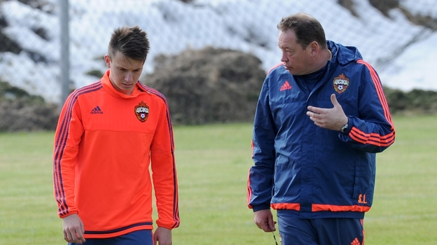 Александр Головин и Леонид Слуцкий в ЦСКА. Фото архив «СЭ» Александр Головин и Леонид Слуцкий в ЦСКА. Фото архив «СЭ»