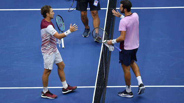 Каспер Рууд и Карен Хачанов. Фото Global Look Press Каспер Рууд и Карен Хачанов. Фото Global Look Press