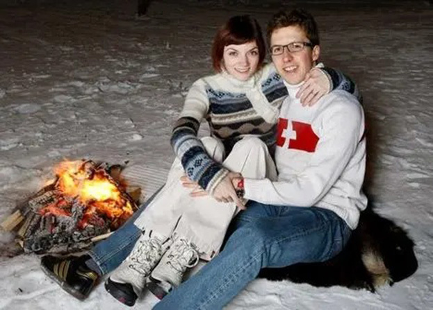 Симон Амманн с женой Яной. Симон Амманн с женой Яной.