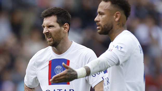 Неймар (справа) и Лионель Месси. Фото Reuters Неймар (справа) и Лионель Месси. Фото Reuters