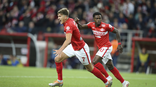 Александр Соболев и Квинси Промес. Фото Global Look Press Александр Соболев и Квинси Промес. Фото Global Look Press