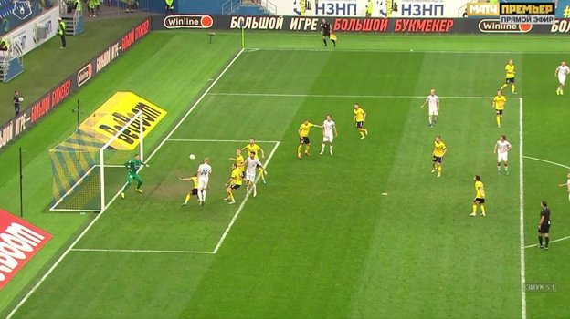 Скриншот трансляции матча «Ростов» — «Крылья Советов». Скриншот трансляции матча «Ростов» — «Крылья Советов».