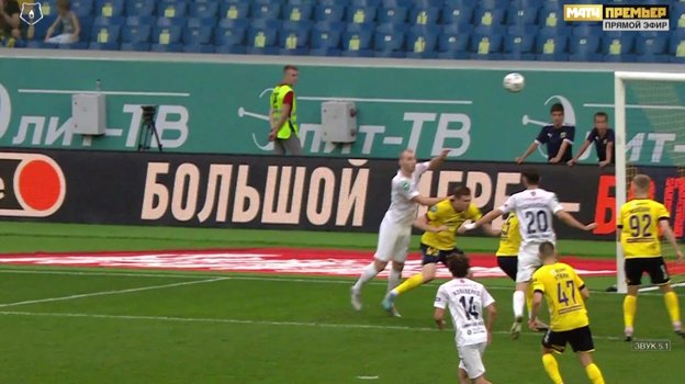 Скриншот трансляции матча «Ростов» — «Крылья Советов». Скриншот трансляции матча «Ростов» — «Крылья Советов».