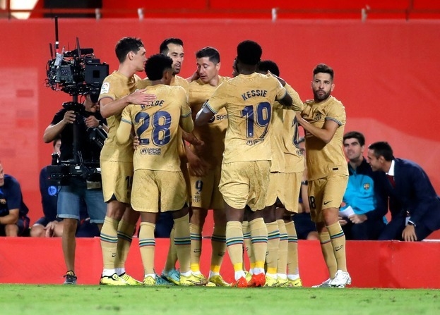 Футболисты «Барселоны». Фото AFP Футболисты «Барселоны». Фото AFP