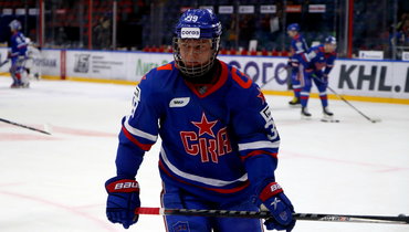 Матвей Мичков (СКА) в матче с «Адмиралом».