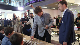 Карякин выигрывает турнир по блицу, Артемьев — триумфатор. Как завершился международный турнир «Шахматные звезды-2022»