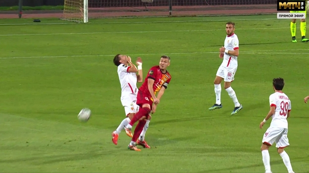 «Арсенал» — «Алания». Фото Скриншот трансляции «Арсенал» — «Алания». Фото Скриншот трансляции