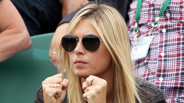 Мария Шарапова наблюдает за матчем Григора Димитрова. Фото Global Look Press Мария Шарапова наблюдает за матчем Григора Димитрова. Фото Global Look Press