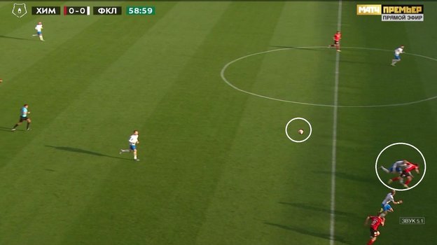 Скриншот трансляции матча «Химки» — «Факел». Скриншот трансляции матча «Химки» — «Факел».