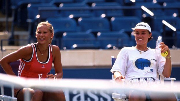 Анна Курникова (слева) и Мартина Хингис. Фото Global Look Press Анна Курникова (слева) и Мартина Хингис. Фото Global Look Press