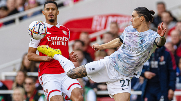 Дарвин Нуньес против Вильяма Салиба. Фото Global Look Press Дарвин Нуньес против Вильяма Салиба. Фото Global Look Press