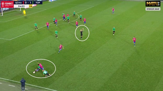 Кадр из трансляции матча ЦСКА - «Торпедо». Кадр из трансляции матча ЦСКА - «Торпедо».