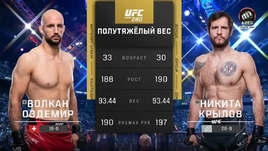 Оздемир — Крылов: видеообзор боя UFC 280