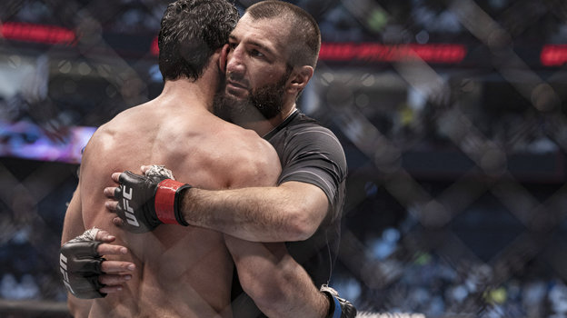 Абубакар Нурмагомедов (справа) и Гаджи Омаргаджиев. Фото USA Today Sports Абубакар Нурмагомедов (справа) и Гаджи Омаргаджиев. Фото USA Today Sports