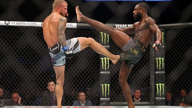 Алджамейн Стерлинг (справа) и Ти Джей Диллашоу. Фото AFP Алджамейн Стерлинг (справа) и Ти Джей Диллашоу. Фото AFP