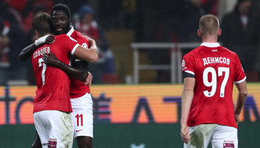 Александр Соболев, Шамар Николсон и Даниил Денисов.