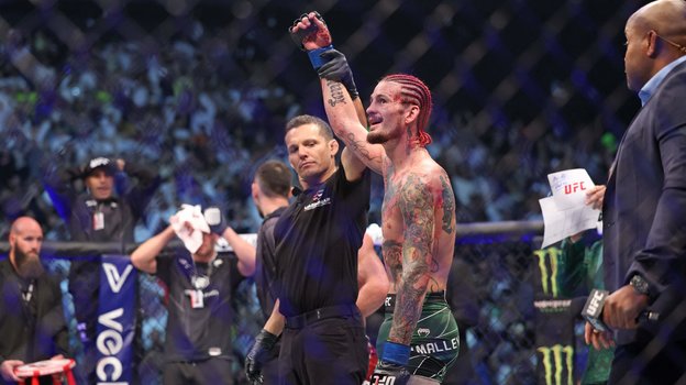 Петр Ян проигрывает Шону О’Мэлли раздельным решением. Фото AFP Петр Ян проигрывает Шону О’Мэлли раздельным решением. Фото AFP