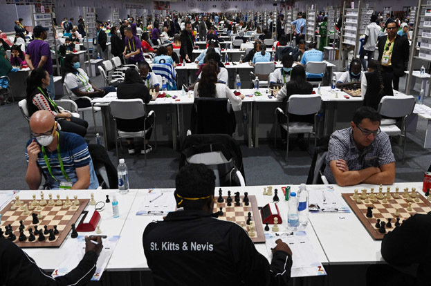 Участники шахматной олимпиады. Фото AFP Участники шахматной олимпиады. Фото AFP