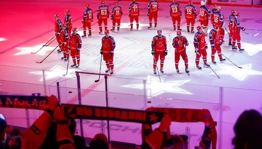 Хоккеисты ЦСКА.