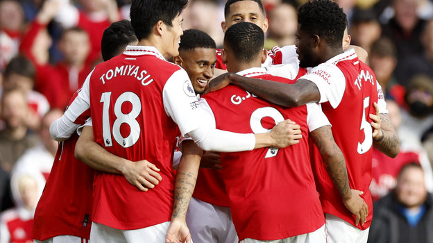 Футболисты «Арсенала». Фото Reuters Футболисты «Арсенала». Фото Reuters