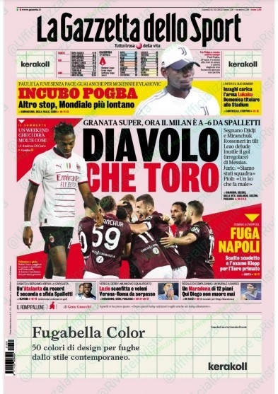 Обложку La Gazzetta dello Sport. Обложку La Gazzetta dello Sport.