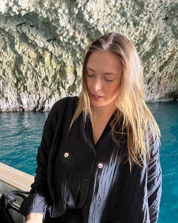 Мария Шарапова на отдыхе. Фото Соцсети Мария Шарапова на отдыхе. Фото Соцсети