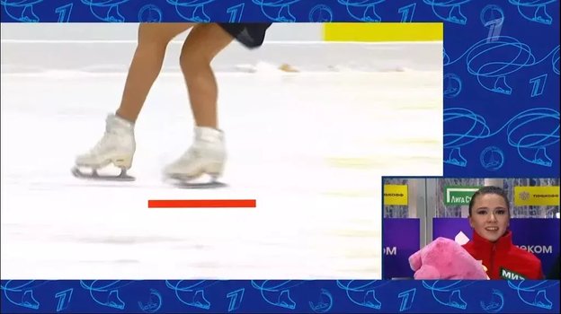 Ноги Камилы Валиевой. Фото Скриншот из трансляции Первого канала Ноги Камилы Валиевой. Фото Скриншот из трансляции Первого канала