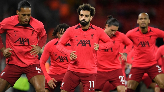 Мохамед Салах и футболисты «Ливерпуля». Фото Reuters Мохамед Салах и футболисты «Ливерпуля». Фото Reuters