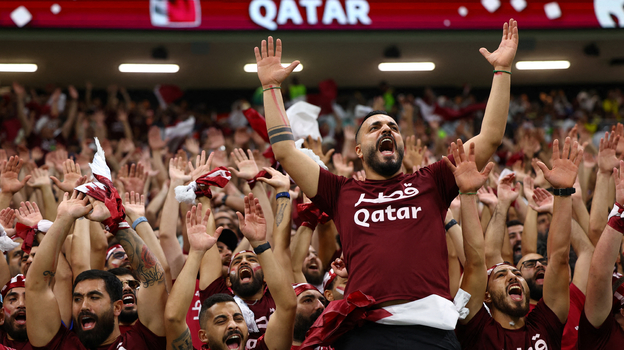 Болельщики сборной Катара. Фото Reuters Болельщики сборной Катара. Фото Reuters