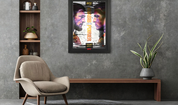 Плакат Хабиб Нурмагомедов - Дастин Порье. Фото ufccollectibles.com Плакат Хабиб Нурмагомедов - Дастин Порье. Фото ufccollectibles.com
