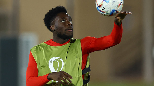 Защитник сборной Канады Альфонсо Дэвис. Фото Reuters Защитник сборной Канады Альфонсо Дэвис. Фото Reuters