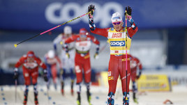 Клебо и Большунов обменялись репликами о возвращении россиян. Но норвежцы на первом этапе КМ по нашим не скучают