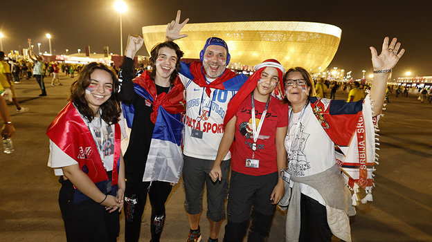 Болельщики в Катаре. Фото Reuters Болельщики в Катаре. Фото Reuters