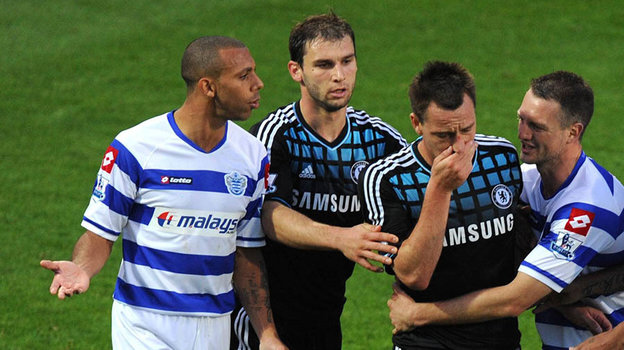 Антон Фердинанд (слева) и Джон Терри (второй справа). Фото Global Look Press Антон Фердинанд (слева) и Джон Терри (второй справа). Фото Global Look Press