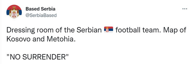 Обвинения в адрес сборной Сербии. Фото Соцсети Обвинения в адрес сборной Сербии. Фото Соцсети