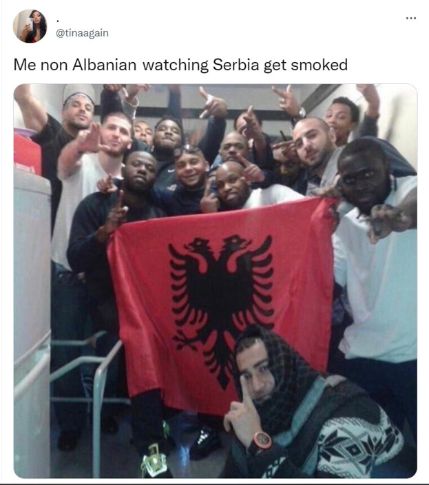 Обвинения в адрес сборной Сербии. Фото Соцсети Обвинения в адрес сборной Сербии. Фото Соцсети