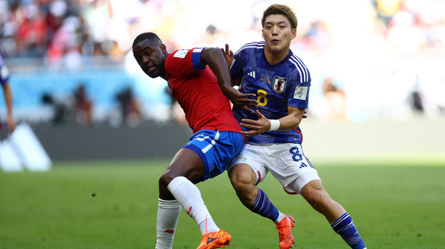 Футболисты сборной Коста-Рики и Японии. Фото Reuters Футболисты сборной Коста-Рики и Японии. Фото Reuters