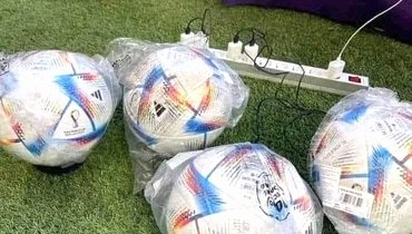 Зарядка мячей для ЧМ-2022.