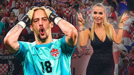 Вратаря сборной Канады и его красавицу жену оскорбляют хорватские фанаты. Чем их разозлили Милан и Снежана Борьян?